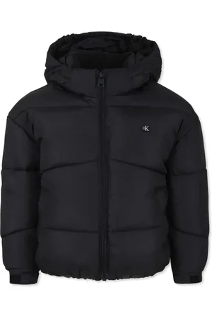 Calvin Klein Logo-appliqué puffer jacket