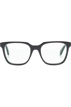 OFF-WHITE Logo-print square-frame glasses