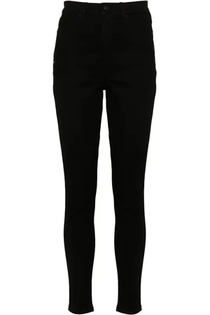 DKNY Logo-patch jeans