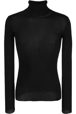 OFF-WHITE Helvet fine-knit ribbed jumper