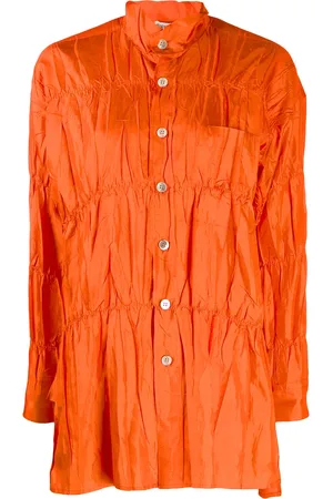 Issey Miyake Crushed effect shirt