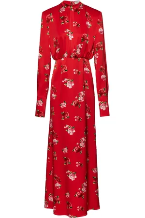 MAGDA BUTRYM Printed silk gown