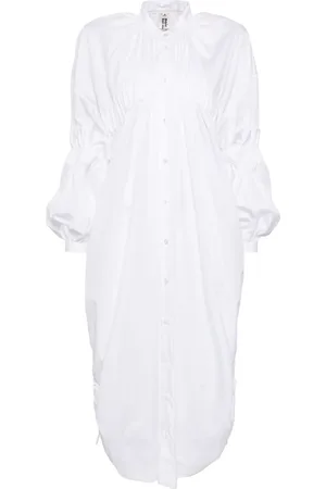 NOIR KEI NINOMIYA Drawstring detail day dress