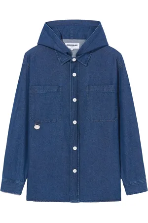 Chocoolate Hooded denim jacket