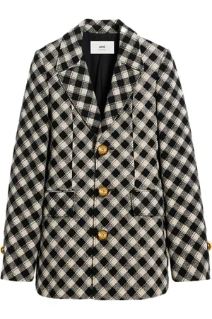 Ami Check-pattern jacket