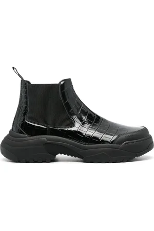 Kennel & Schmenger Crocodile-effect chelsea boots