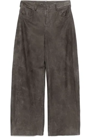 SALVATORE SANTORO Leather trousers