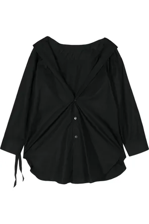 Marina Yee Draped cotton shirt