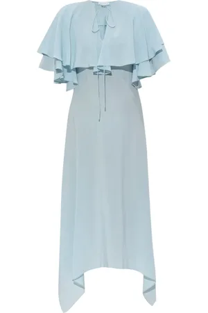 Stella McCartney Layered semi-sheer midi dress