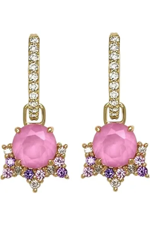 Lark & Berry 14kt yellow Celestial sapphire and diamond earrings