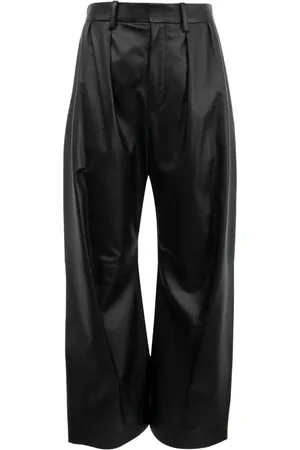 Loewe Leather palazzo pants
