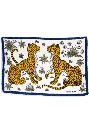 Hermès 2000s x Christiane Vauzelles Léopards beach towel