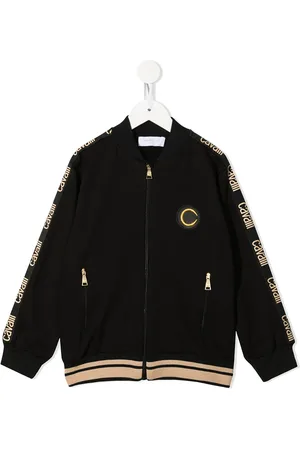 Roberto Cavalli Logo-tape detail sweater
