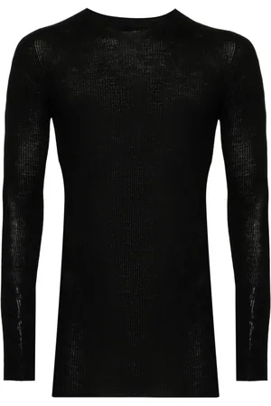 Rick Owens Ribbed virgin wool jumper