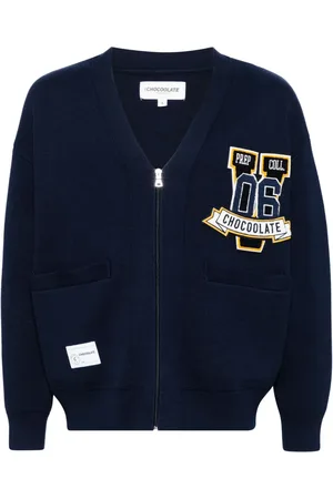Chocoolate Logo patch cardigan