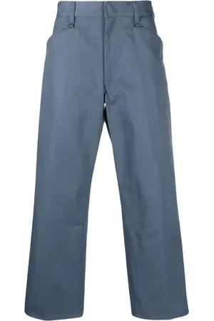 NEIGHBORHOOD Logo-patch wide-leg trousers