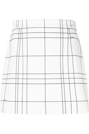 Marni Geometric-pattern high-waisted miniskirt