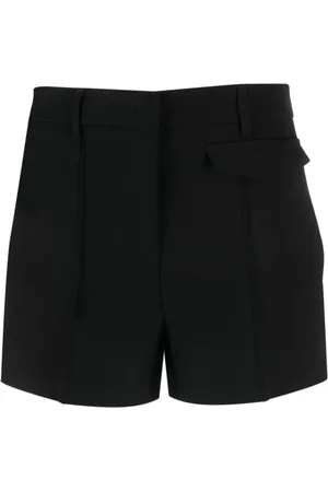BLANCA Pressed-crease short shorts