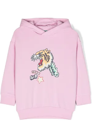 Kenzo Tiger-print cotton hoodie
