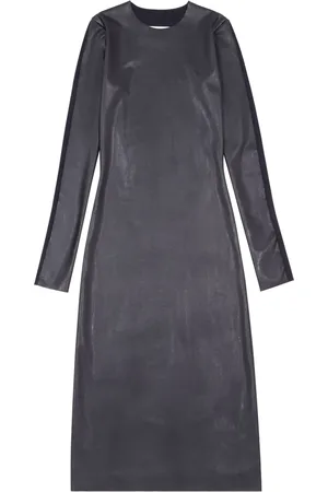 Maison Margiela Faux-leather midi dress