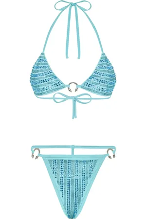 Philipp Plein Crystal-embellished bikini