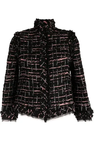 SHIATZY CHEN Tweed high-neck jacket