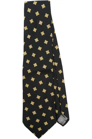 Moschino 2000s patterned-jacquard tie