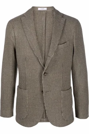 Boglioli Houndstooth-patterned blazer