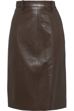 JNBY Leather A-line skirt