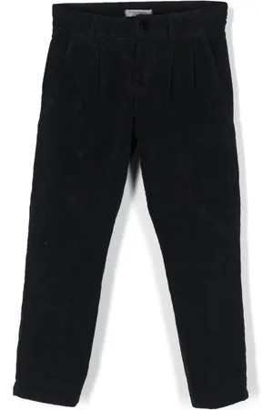 Paolo Pecora Elasticated-waistband corduroy trousers