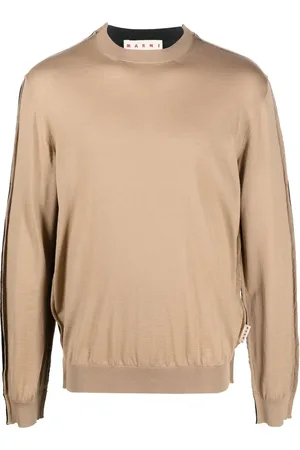 Marni Colour-block crew-neck jumper