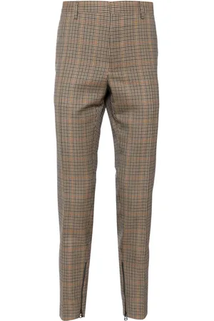 Lanvin Checked tapered trousers