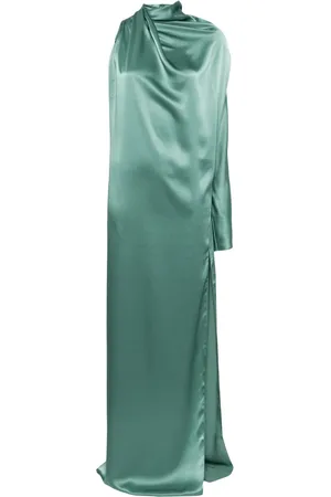 Atlein Single-sleeve draped gown