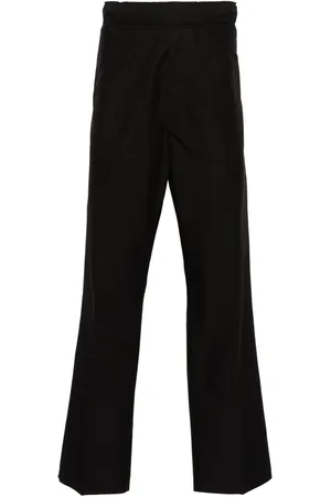 Moncler Logo-patch straight-leg trousers