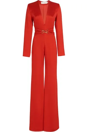 Silvia Tcherassi Taboa belted silk jumpsuit