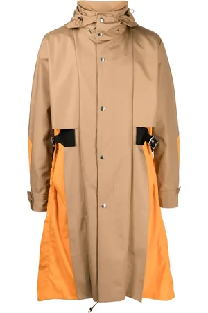TOGA VIRILIS Taffeta detachable-hood midi coat