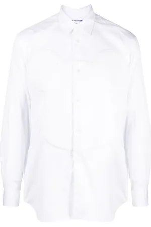 Comme des Garçons X Be@rbrick long-sleeve cotton shirt