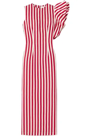 Destree Franz ruffle-detailing dress