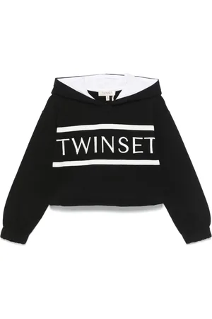 Twin-Set Logo-embroidered hoodie