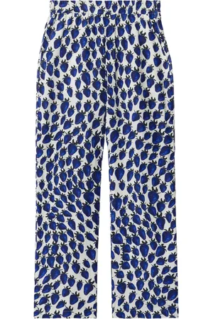 Burberry Strawberry graphic-print trousers