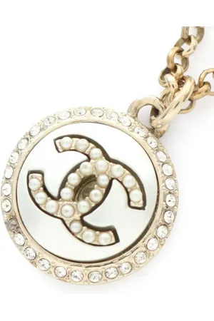 CHANEL 1986-1988 CC pendant necklace
