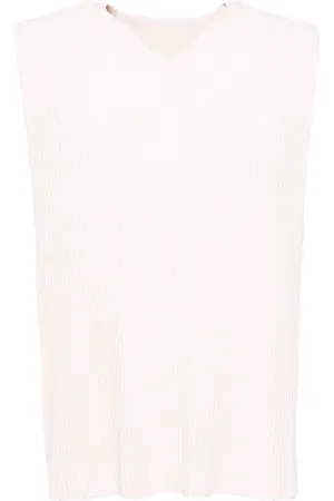 Issey Miyake August pleated tank top