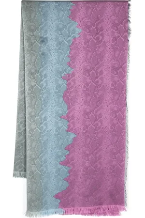 Saint Laurent 1990s snakeskin-print silk scarf