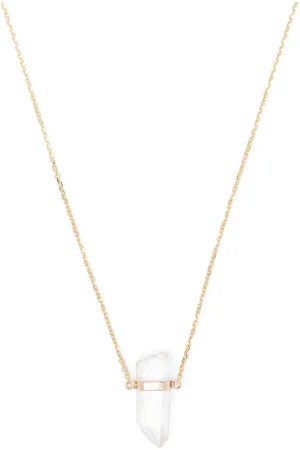 JIA JIA 14kt yellow quartz pendant necklace