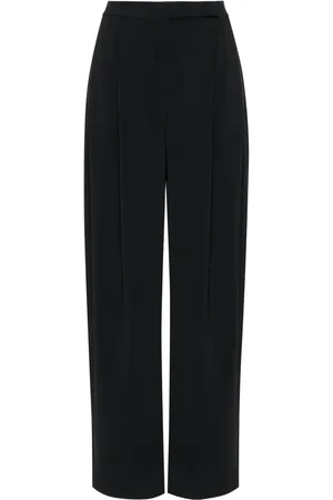 Pinko Wide-leg crepe trousers