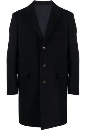 ELEVENTY Felted single-breasted coat