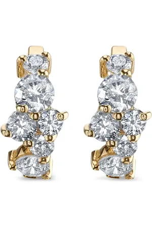 Sydney Evan 14kt yellow Cocktail diamond hoops