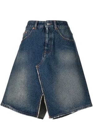 Maison Margiela Distressed denim skirt