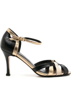 Sarah Chofakian Olga 75mm metallic sandals
