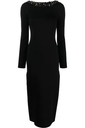 Cult Gaia Eleanora crystal-embellished midi dress